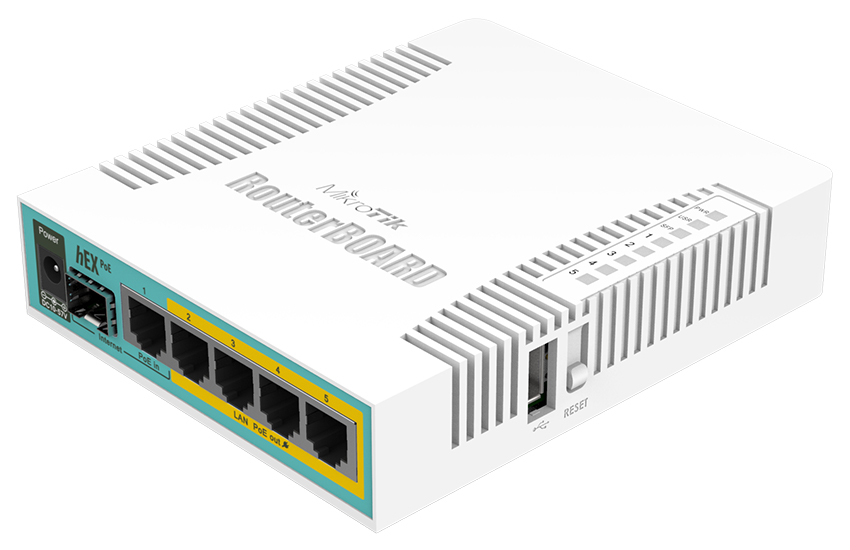 MikroTik RB960PGS RouterBoard hEX PoE 5 Port Gb L4 Router 